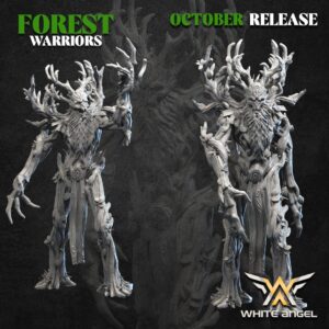 Treemen 3D Miniature White Angel