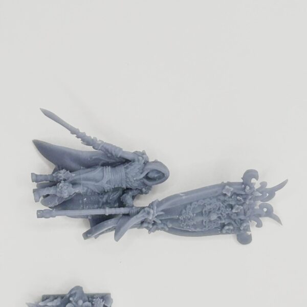 Wood Elves Battle Standard Bearer 3D Miniature HoloMiniatures - Image 3