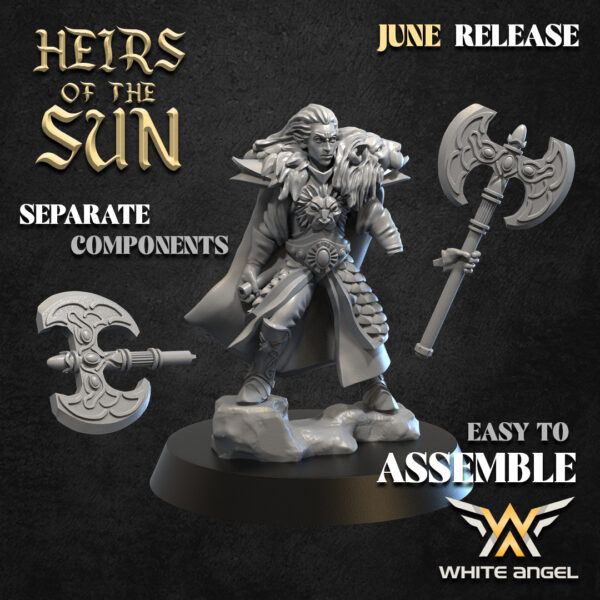 Lion Commander 3D Miniature White Angel - Image 2