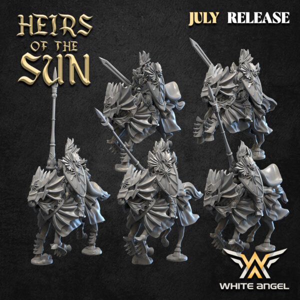 Lords of the High Dragon 3D Miniature White Angel - Image 2