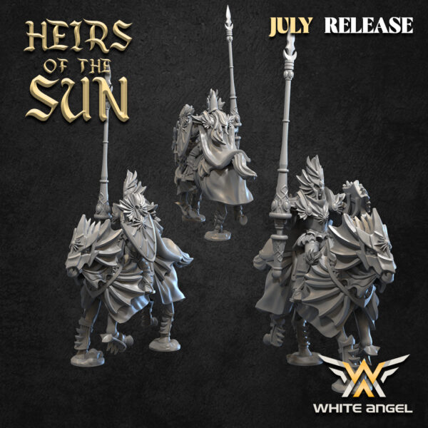 Lords of the High Dragon 3D Miniature White Angel - Image 3