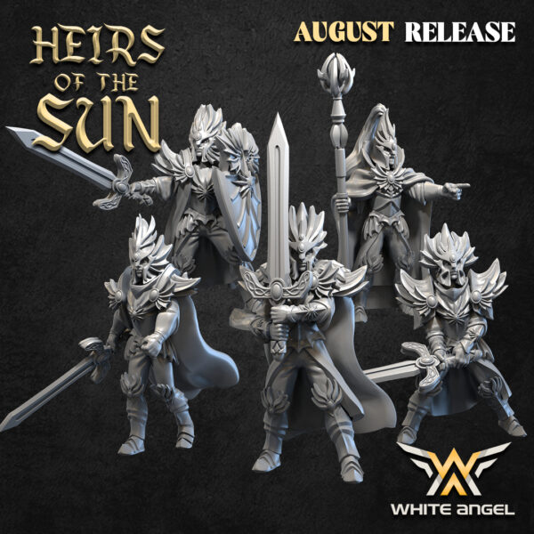 Lords Of The High Kingdom 3D Miniature White Angel