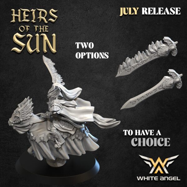 Great Phoenix Commander 3D Miniature White Angel - Image 2