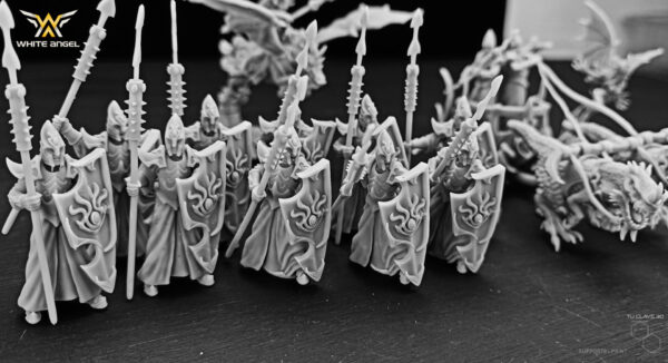 Harpoon Guard 3D Miniature White Angel - Image 3