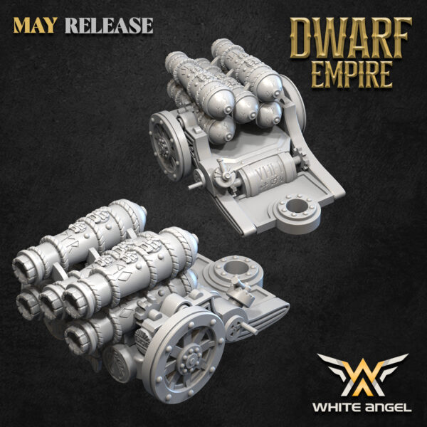 Multipyro Organ Cannon 3D Miniature White Angel - Image 2
