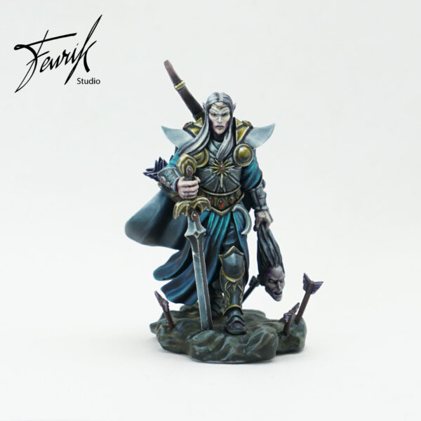 The Exiled King 3D Miniature White Angel - Image 5