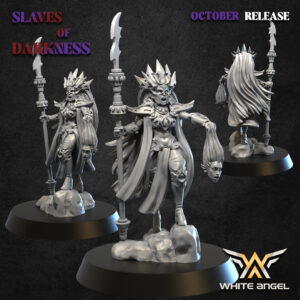 Queen of the Dark 3D Miniature White Angel