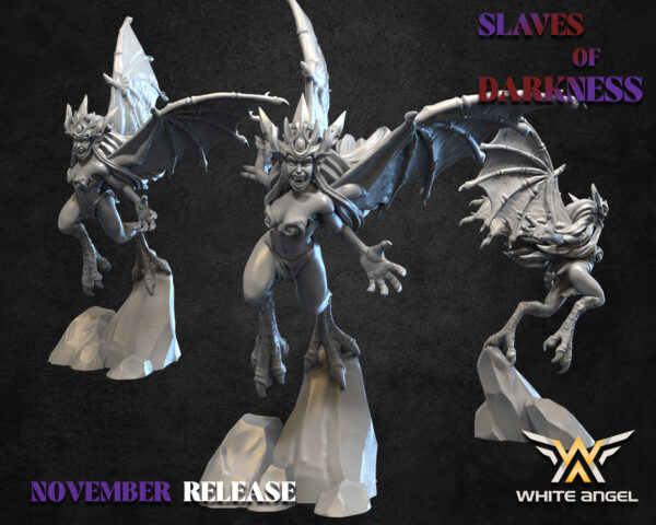 Harpies 3D Miniature White Angel - Image 4