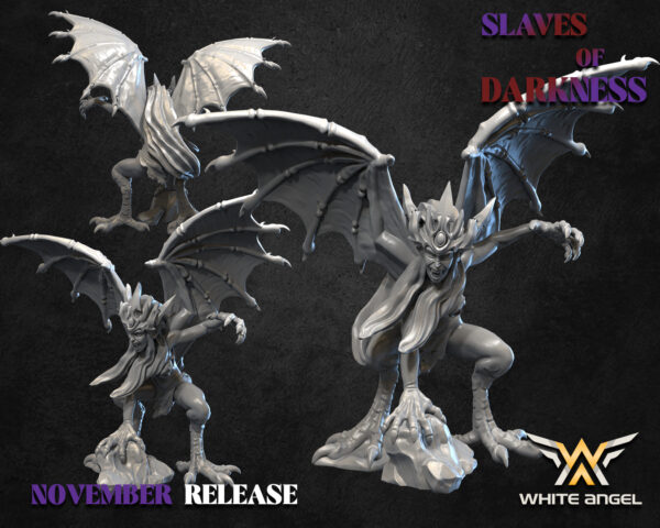 Harpies 3D Miniature White Angel - Image 7