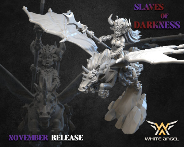 Mother Of Darkness 3D Miniature White Angel - Image 2