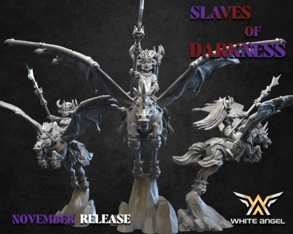 Mother Of Darkness 3D Miniature White Angel