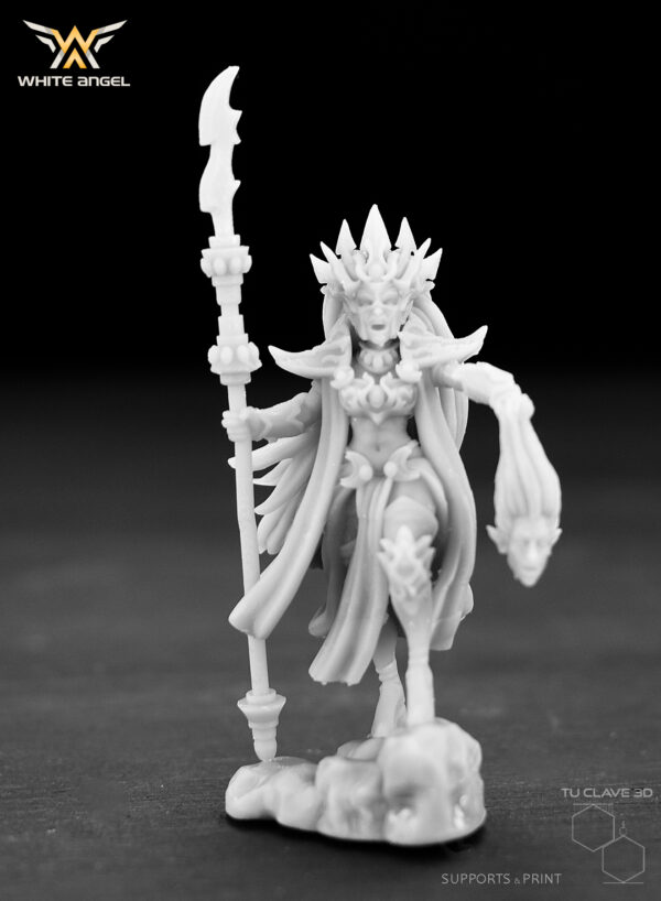 Queen of the Dark 3D Miniature White Angel - Image 3