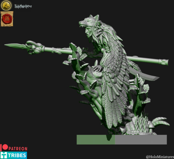 Wood Elves Shapeshifter 3D Miniature HoloMiniatures - Image 2